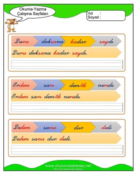 d sesi Grubu Çalışma Sayfaları